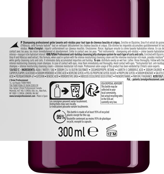 Produktbild L'Oréal Professionnel L'Oréal SERIE EXPERT Curl Expression Anti-Buildup Jelly Shampoo (500 ml, Flüssiges Shampoo)