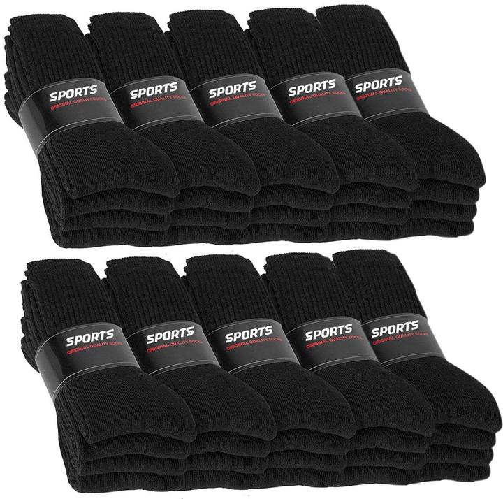 Image du produit Normani 20 paires de chaussettes de tennis (paquet de 20, 35 - 38)