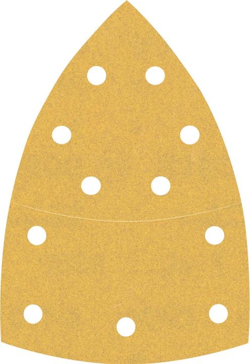 Actual product image Bosch Professional Zubehör Expert C470 Sandpaper with 11 holes for multi-sander, 102 x 62 mm, 93 mm, G 180, 10 pcs. (180)