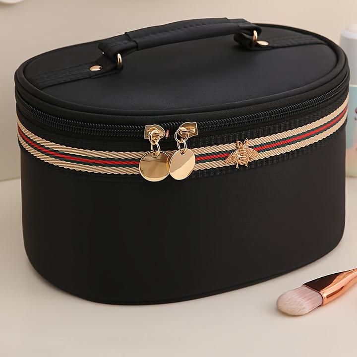 Actual product image Only-Bags.Store Waterproof nylon cosmetic bag with large capacity, portable travel make-up organiser