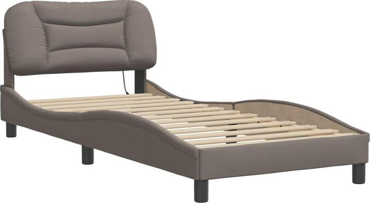 Actual product image VidaXL Bed frame with LED fabric (90 x 190 cm)