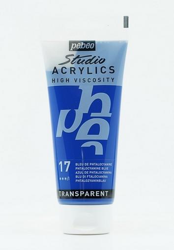 Image du produit Pebeo Acrylique Fine Studio Acrylics (Bleu de phtalocyanine, 100 ml)