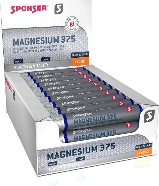 Sponser Ampoules de magnésium 250 (Multifruit, 30 x)