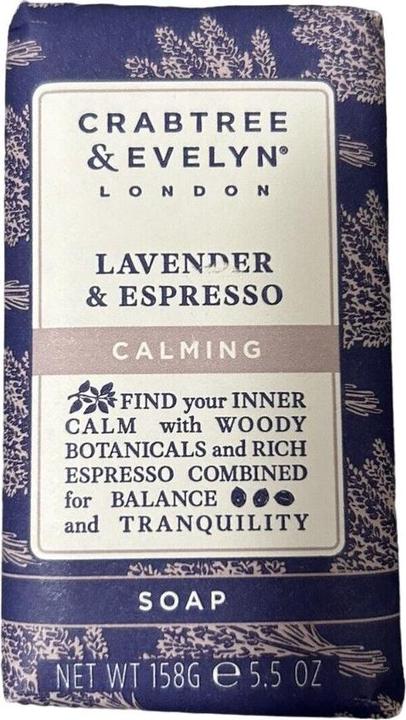 Nuxe Crabtree and Evelyn Lavendel & Espresso Bar Seife 5.6oz 158g - NEU