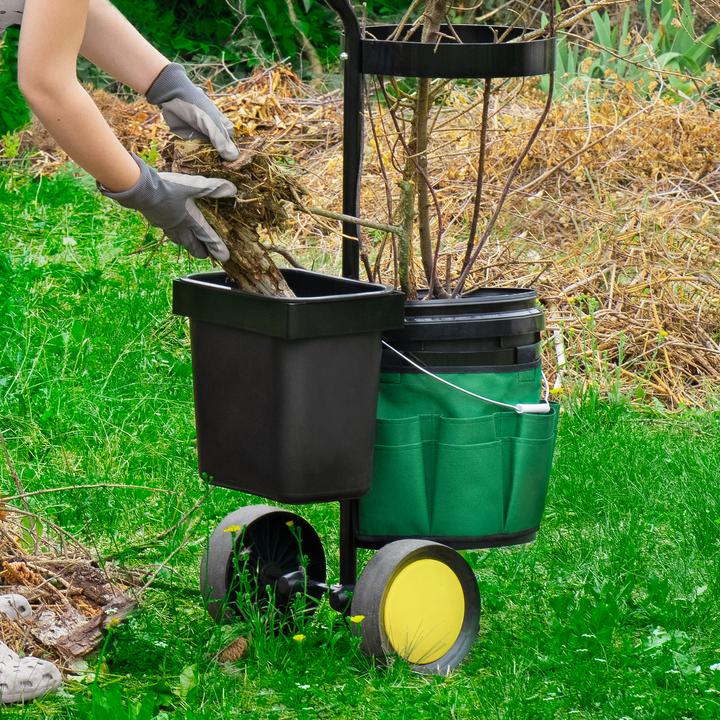 Image du produit UPP Trolley porte-outils de jardin Chariot porte-outils Chariot de jardin Brouette (40 kg)