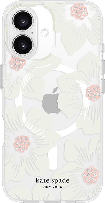 Actual product image Kate Spade Protective MagSafe - iPhone 16 case (Hollyhock Floral) (Apple iPhone 16)