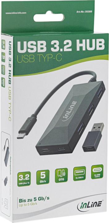 Produktbild InLine USB 3.0 Hub (USB-C, 5 Ports)
