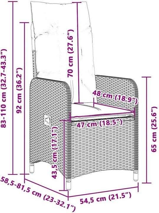 Produktbild VidaXL Wörth am Rhein (90 cm)