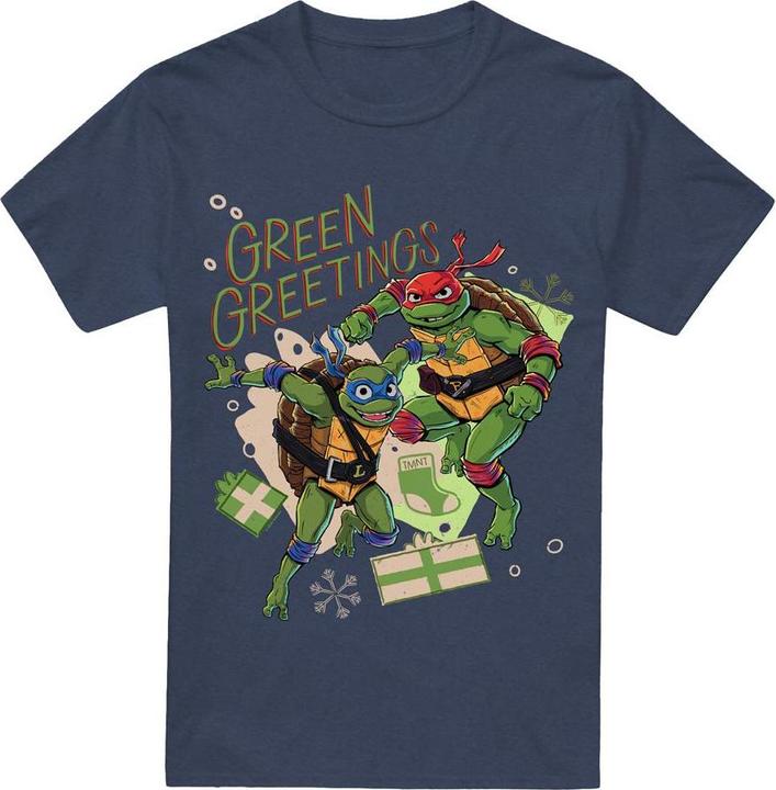 Teenage Mutant NT Christmas Greetings TShirt (L)