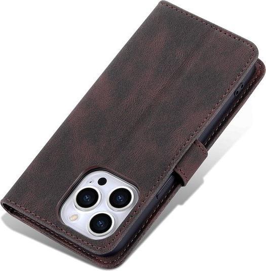 Actual product image MU Classic Retro Leather Bookcover Case (Apple iPhone 13 Pro Max)