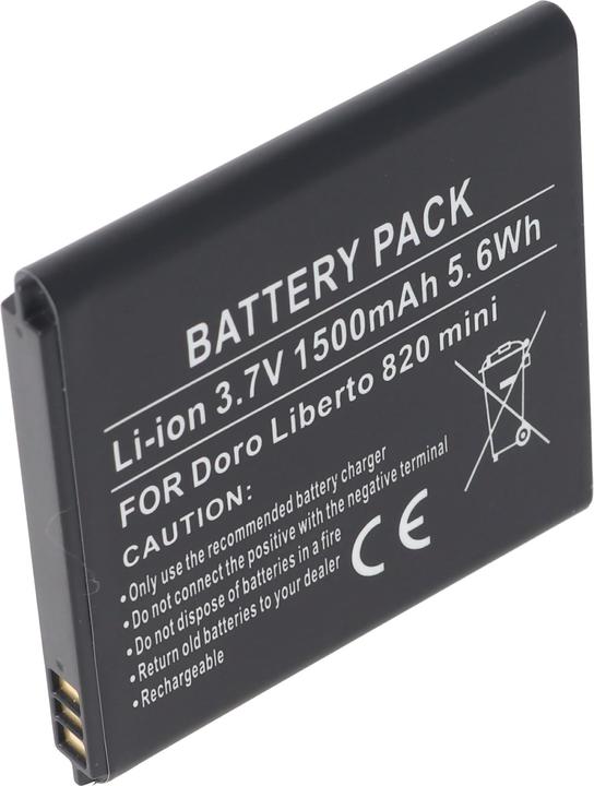 Actual product image AccuCell Akku Doro Liberto 820 mini Akku DBM-1500B