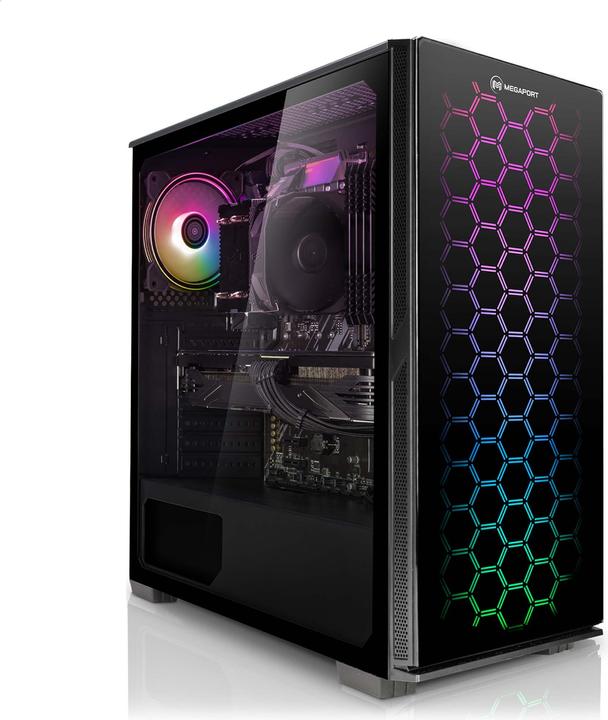 Produktbild Megaport Gaming PC Intel Core i5-12400F (Intel Core i5-12400F, 16 GB, 250 GB, GeForce RTX 2060)