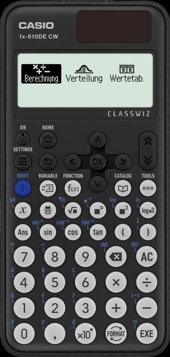 Image du produit Casio FX-810DE CW (Piles)