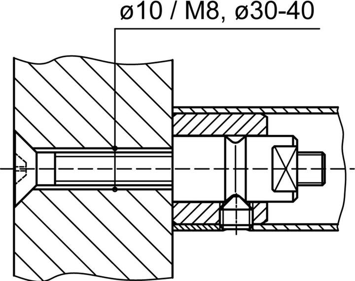 Dormakaba Mounting sets OGRO GZ 216 (Door handle)