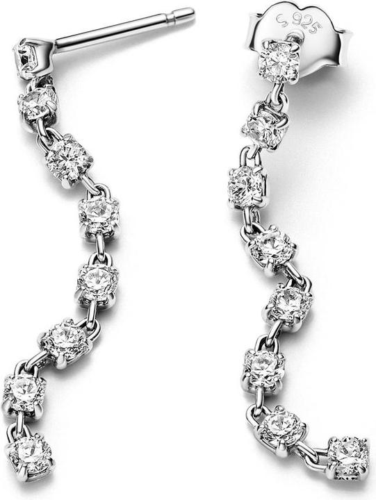 Immagine prodotto Pandora Orecchini scintillanti con otto pietre (Argento 925)