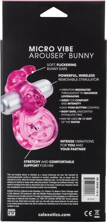 Productafbeelding CalExotics Micro Vibe Arouser Bunny (3.75 cm)
