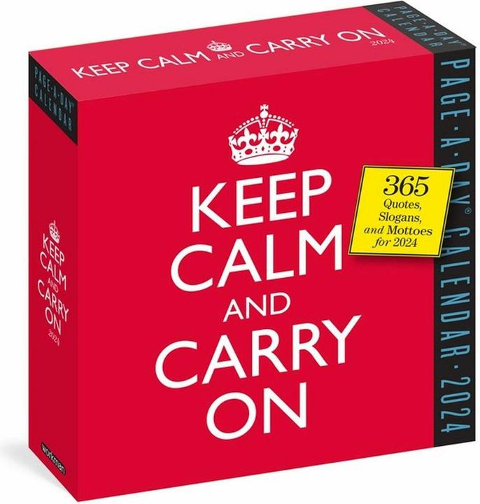 Produktbild Keep Calm and Carry On Page-A-Day Calendar 2024 (Englisch)