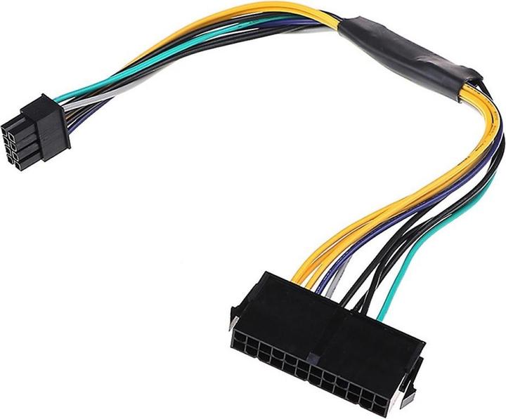 Actual product image PowerGuard 24-Pin to 8-Pin Power Supply ATX Cable Adapter for Dell Optiplex