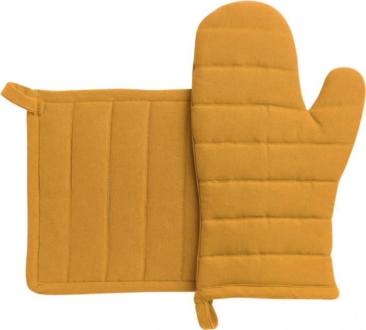Winkler Jona Recycling-Set aus Handschuh und Topflappen (Obermaterial 80% Baumwolle 20% Polyester Füllung 100% Baumwolle.)