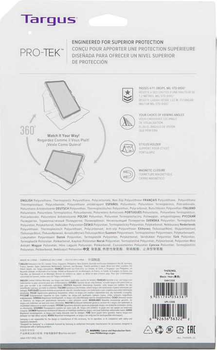 Actual product image Targus Pro-Tek case for Tab (Galaxy Tab A8)