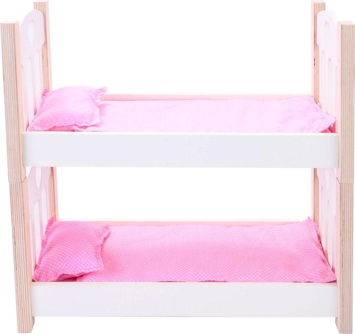 Produktbild Weible Puppen-Etagenbett rosa/weiss