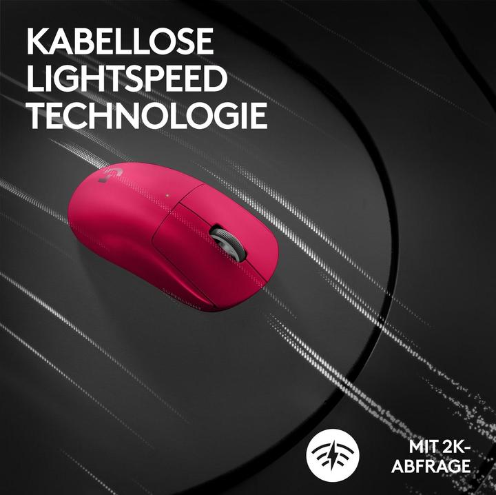 Produktbild Logitech G G Pro X Superlight 2 (Kabellos, Kabelgebunden)