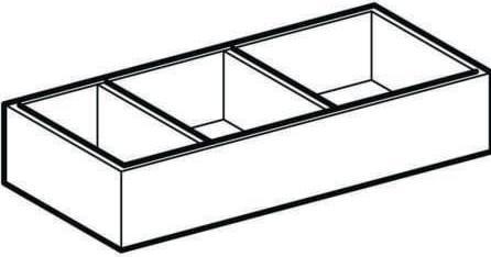 Geberit Xeno 2 Einsatz für Schublade, 150x62x323 mm, 500.526.00.1