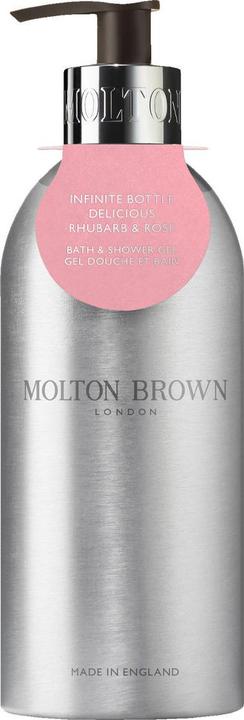 Immagine prodotto Molton Brown Delizioso gel bagno e doccia in bottiglia infinita al rabarbaro e alla rosa (400 ml)