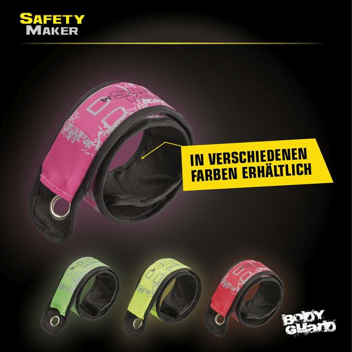 Produktbild SafetyMaker LED Klackband pink