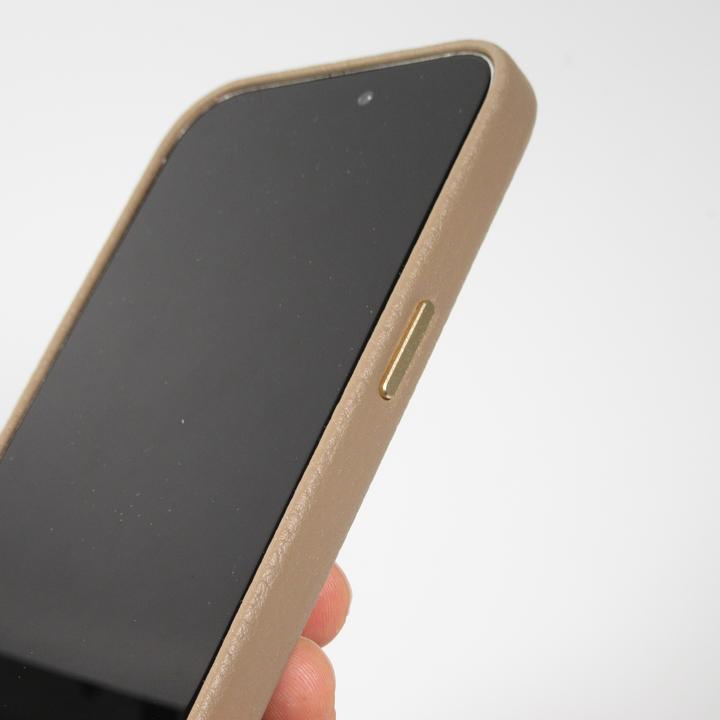 Image du produit PhoneLook Coque Cuir de veau luxe grainé intégral avec boutons métalliques et MagSafe (Apple iPhone 14 Pro Max)