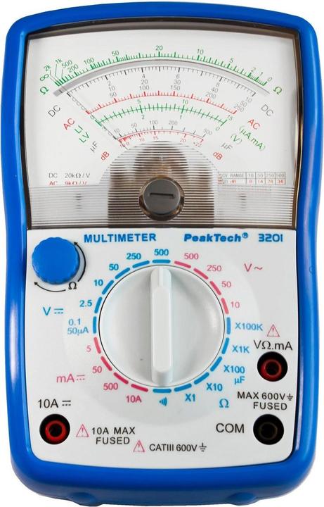 Actual product image Peaktech P 3201 Analogue multimeter (CAT III 600V)