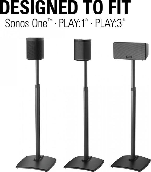 Produktbild Sanus Ständer zu Sonos ONE, PLAY:1, Play:3 (1 Stk., Ständer, Höhenverstellbar)
