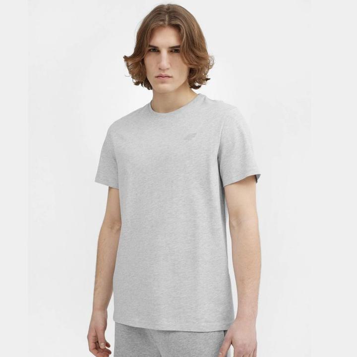 Actual product image 4F Tshirt Chłodny Jasny Szary Melanż TTSHM536 r. M (M)