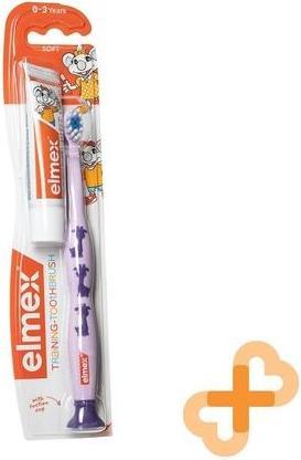 Actual product image Elmex Training Toothbrush For Children Aged 0 3 (Soft, 1 x)
