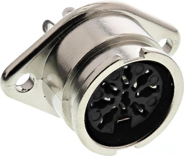 Produktbild Rs Pro DIN-Buchse Gerade 8-polig, 100 V ac / 1A Gehäusemontage