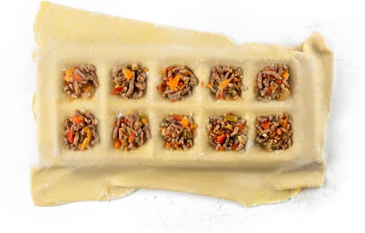 Produktbild Ibili Ravioliform + Rollstab quadratisch 30 x 12 cm Ideal für hausgemachte Ravioli
