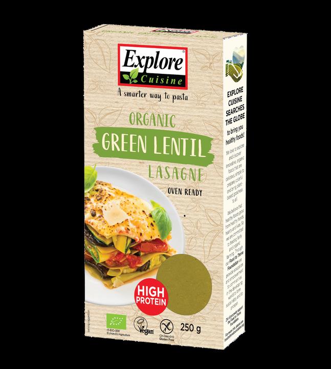 Actual product image Explore Cuisine Lasagna from green lentils organic (303 g)