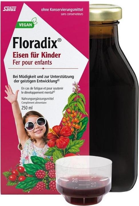 Actual product image Floradix Iron for children (1 Piece, Liquid, 606 g)