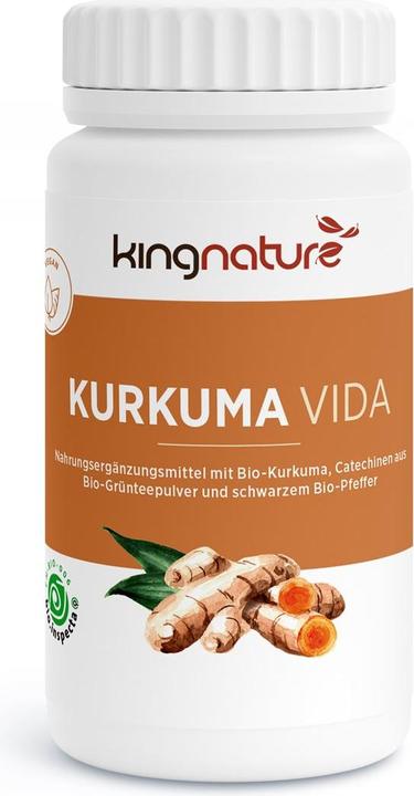 Kingnature Kurkuma Vida (72 Stück, Kapseln, 82 g)