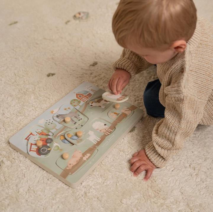 Image du produit Little Dutch Sound-Greif-Puzzle Little Farm FSC