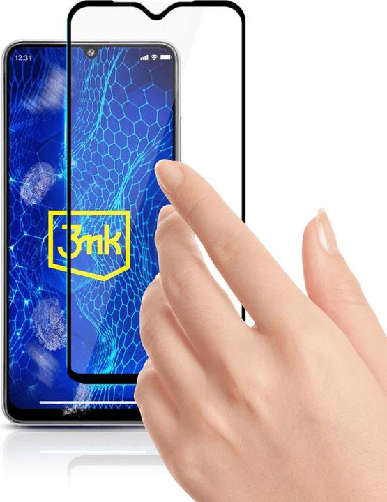 Actual product image 3MK HardGlass for Samsung Galaxy A32 4G black frame (1 Piece, Samsung Galaxy A32)