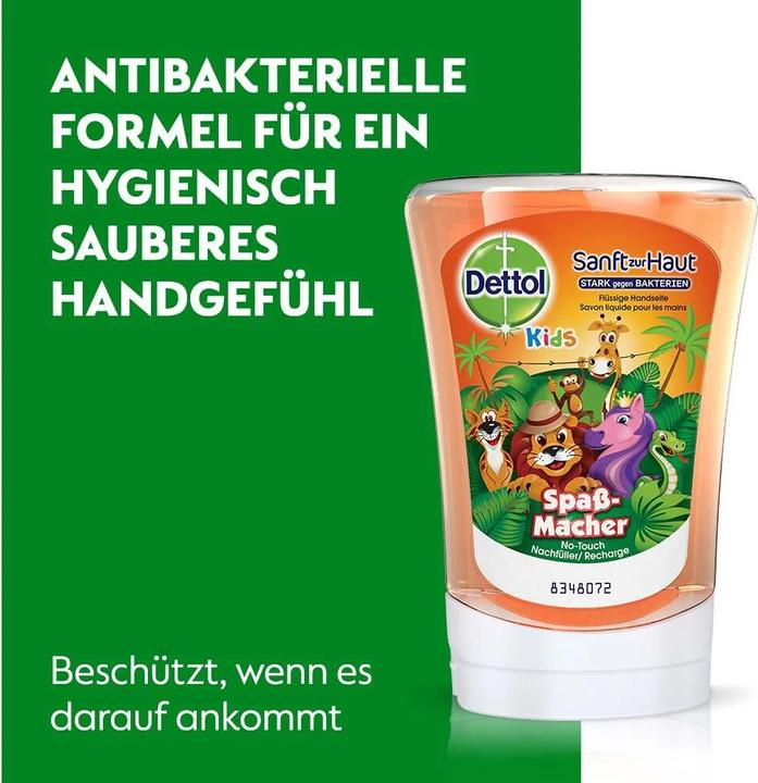 Actual product image Dettol Kids No-Touch (Liquid soap, 250 ml)