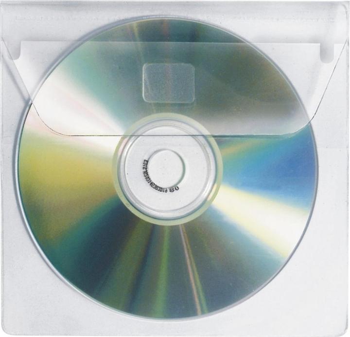Produktbild Veloflex CD-Hüllen transparent mit Lasche selbstklebend