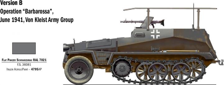 Actual product image 1:72 Sd. Kfz 250/3