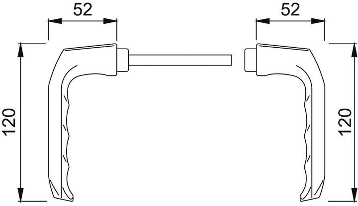 Produktbild Hoppe Türdrücker 113 London (Türgriff)
