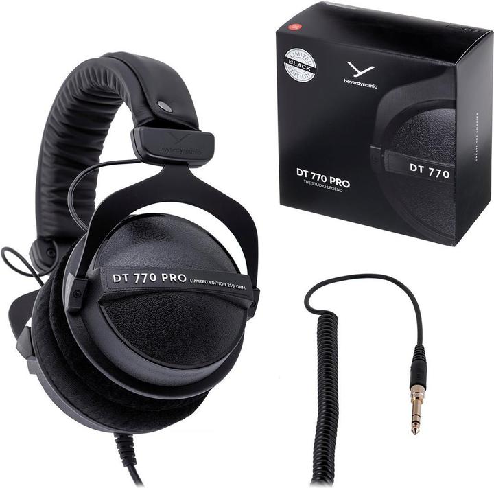 Produktbild Beyerdynamic DT 770 Pro Black Limited Edition (keine Geräuschunterdrückung, Kabelgebunden)