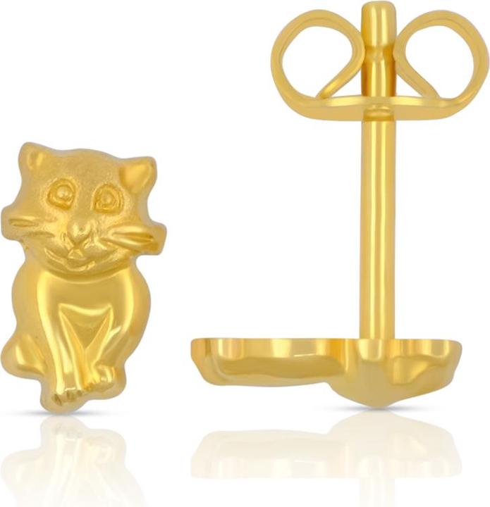 Muau Katze (750/18K Gelbgold)