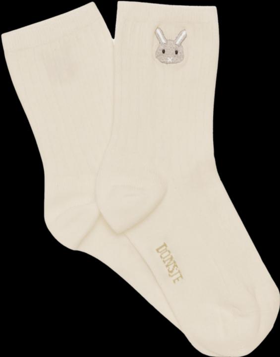 Image du produit Donsje Chaussettes à clochettes Lapin - Blanc chaud (22 - 24)