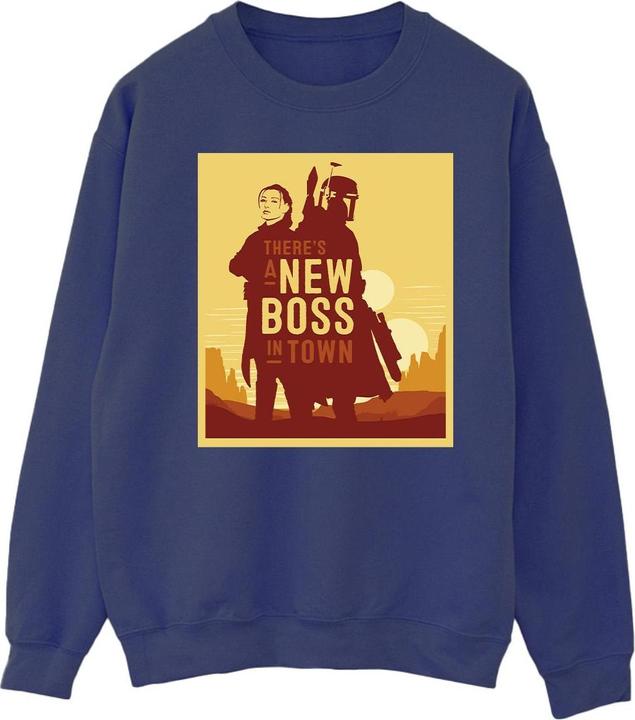 Star Wars The Book Of Boba Fett New Boss Sun Silhouette Sweatshirt (5XL)