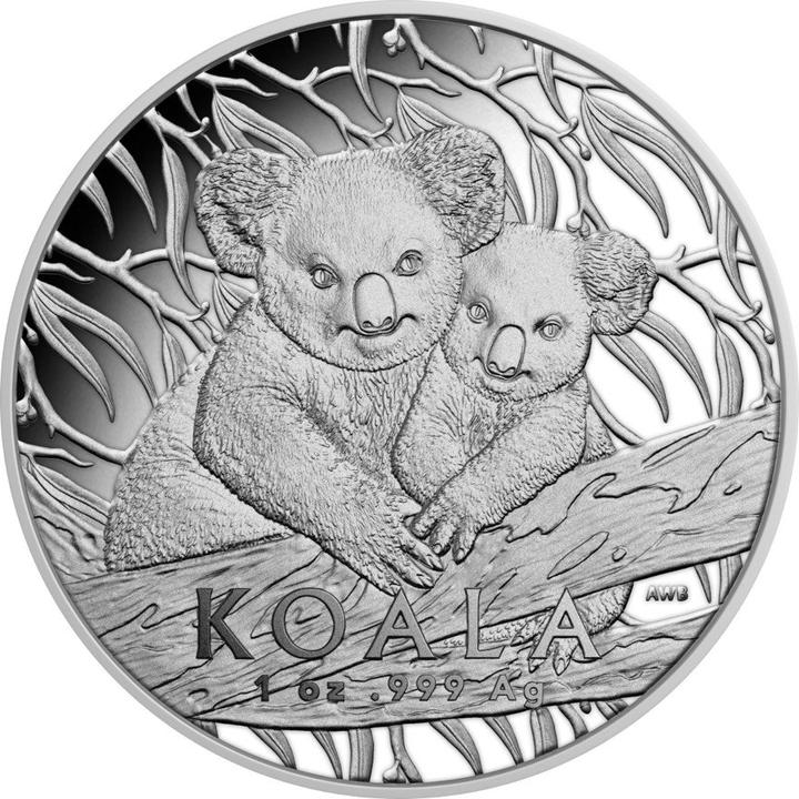 Produktbild Royal Australian Mint Silber Koala 1 oz PP - High Relief - RAM 2025 (1.00, 2025)